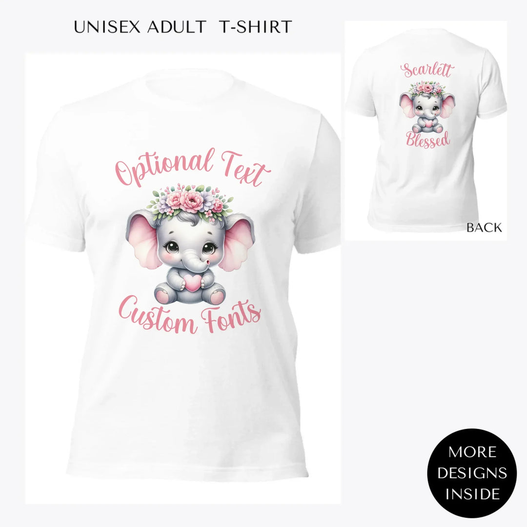 pink-nursery-elephant-custom-women-unisex-adult-t-shirt-artfulane