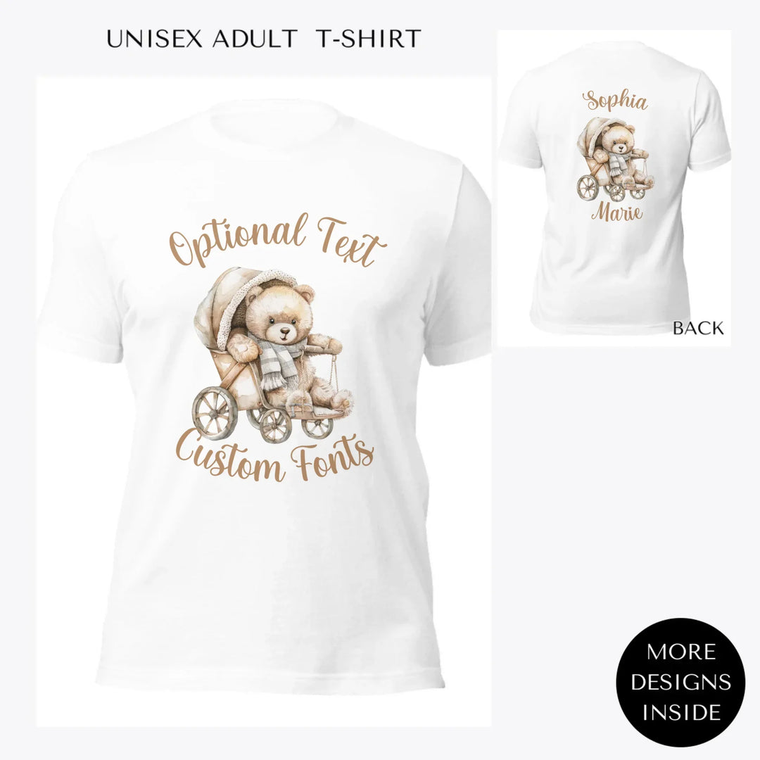 Teddy-Bear-in-Stroller-custom-women-unisex-adult-t-shirt-artfulane