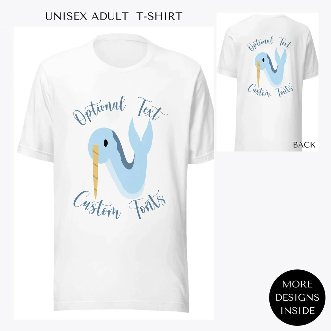 Animal-Shapes-Letter-Initial-custom-men-unisex-adult-t-shirt-artfulane