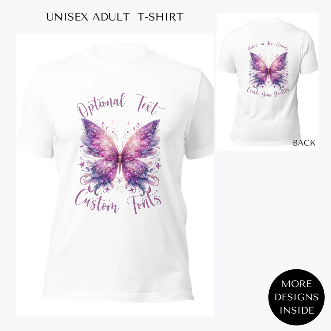 Beautiful-Butterflies-custom-women-unisex-adult-t-shirt-artfulane