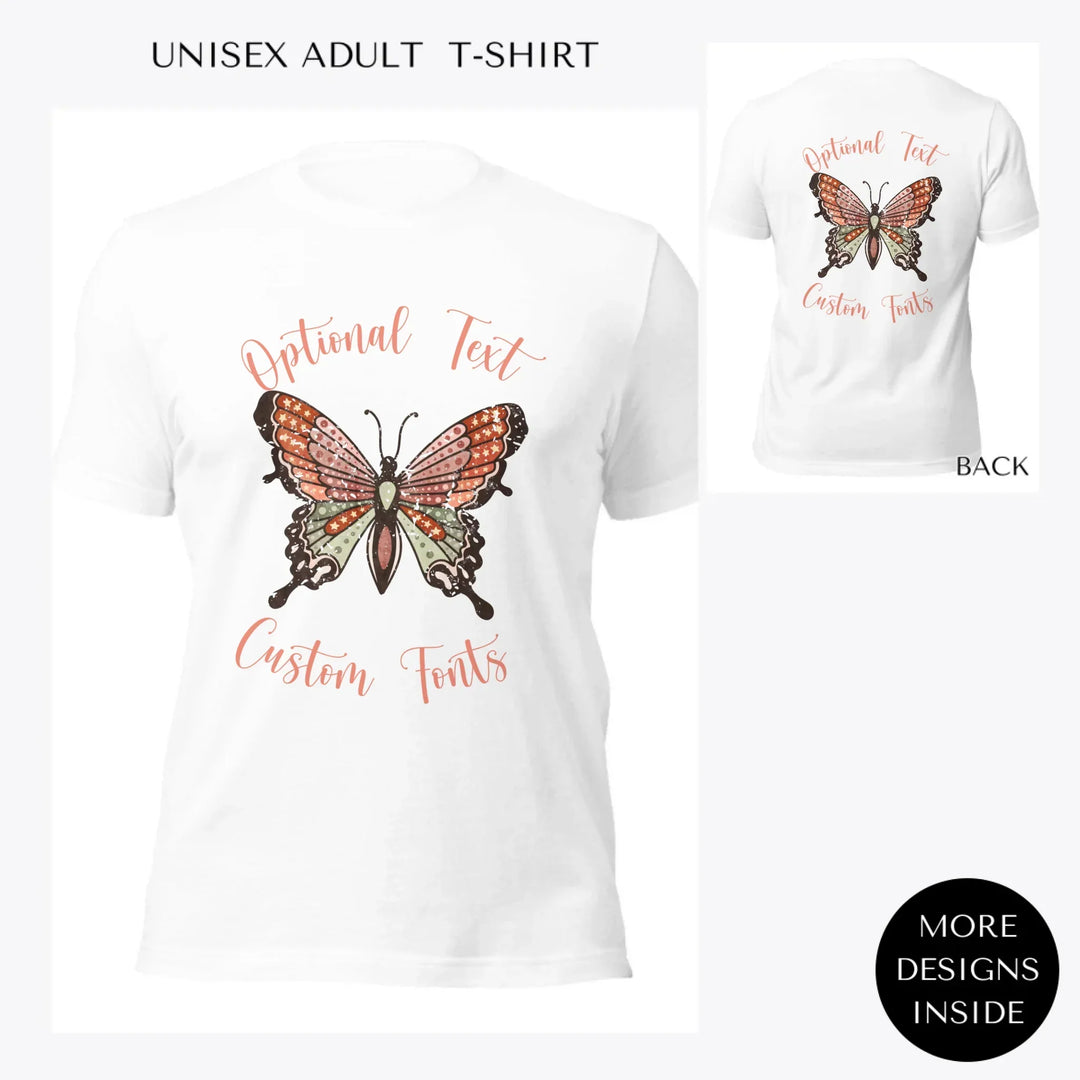 Retro-Groovy-Butterflies-custom-women-unisex-adult-t-shirt-artfulane