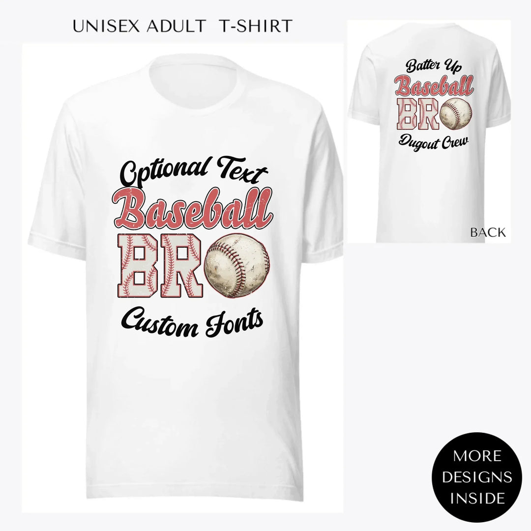Retro-Baseball-Family-custom-men-unisex-adult-t-shirt-artfulane