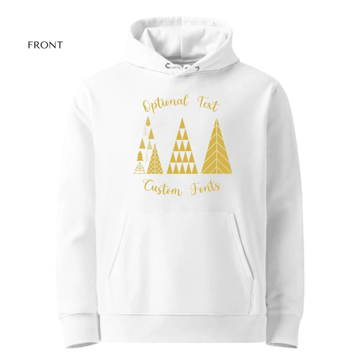 Custom Elegant Minimalist Geometric Christmas Trees Sweatshirt & Hoodie - ART-SWH230