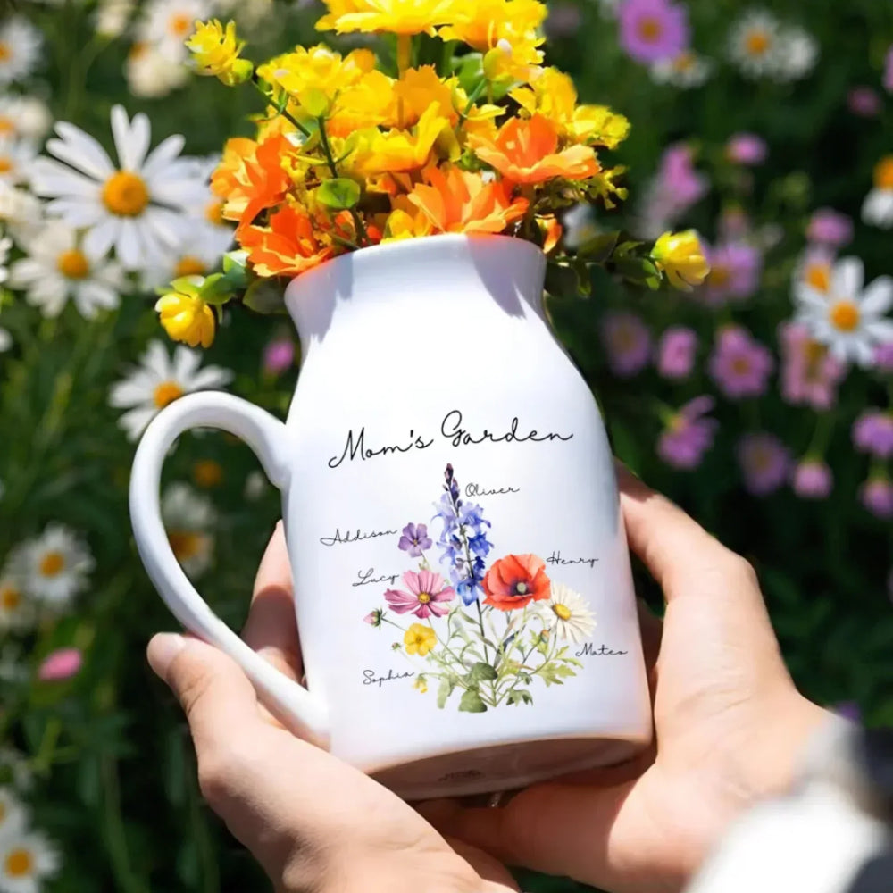 Custom-Birth-Month-Flower-Bouquet-Ceramic-Flower-Vase-artfulane