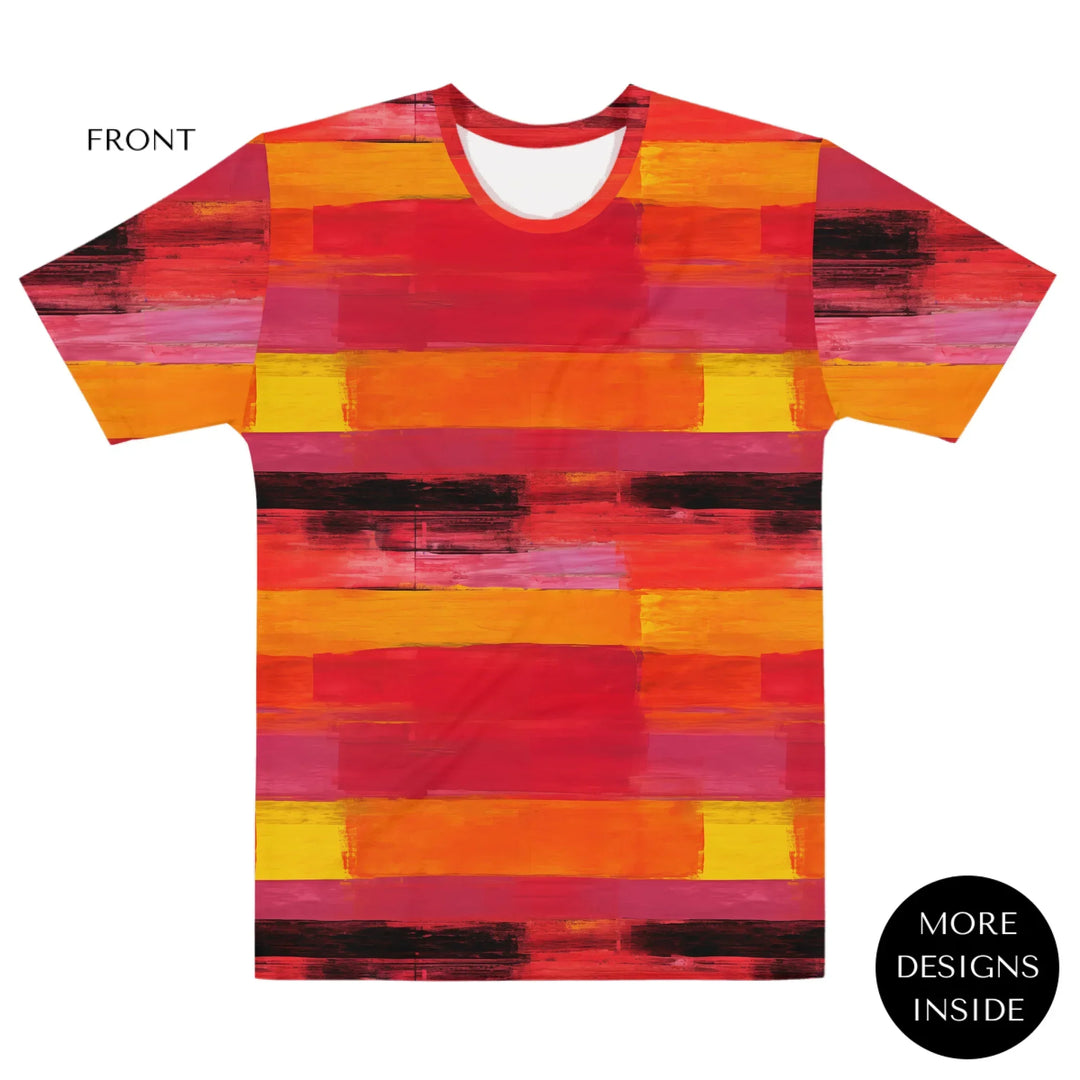 custom-modern-abstract-art-color-blocking-all-over-print-womens-crew-neck-t-shirt-artfulane