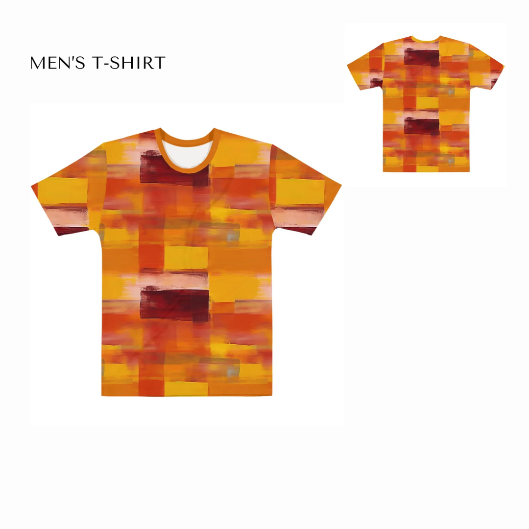 custom-modern-abstract-art-color-blocking-all-over-print-mens-crew-neck-t-shirt-front-and-back-artfulane