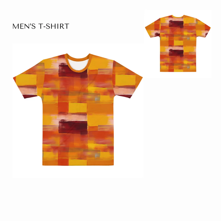 custom-modern-abstract-art-color-blocking-all-over-print-mens-crew-neck-t-shirt-front-and-back-artfulane
