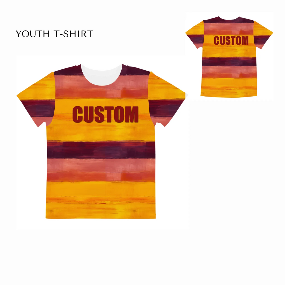 custom-modern-abstract-art-color-blocking-all-over-print-unisex-youth-crew-neck-t-shirt-front-and-back-artfulane