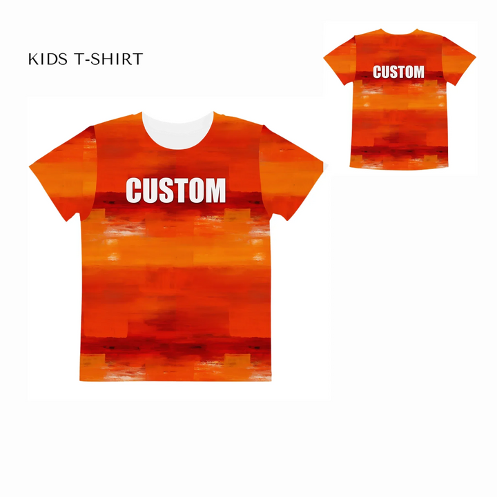 custom-modern-abstract-art-color-blocking-all-over-print-unisex-kids-crew-neck-t-shirt-front-and-back-artfulane