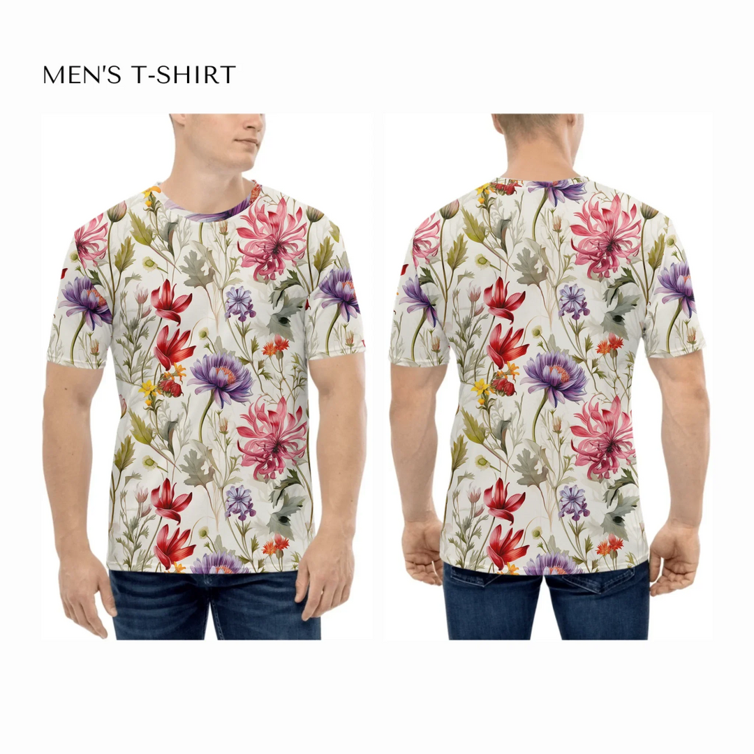 all-over-print-mens-crew-neck-t-shirt-on-model-front-and-back-artfulane