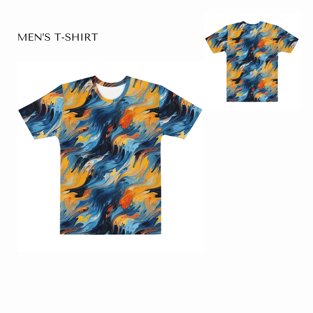Custom-Modern-Digital-Abstract-all-over-print-mens-crew-neck-t-shirt-front-and-back-artfulane