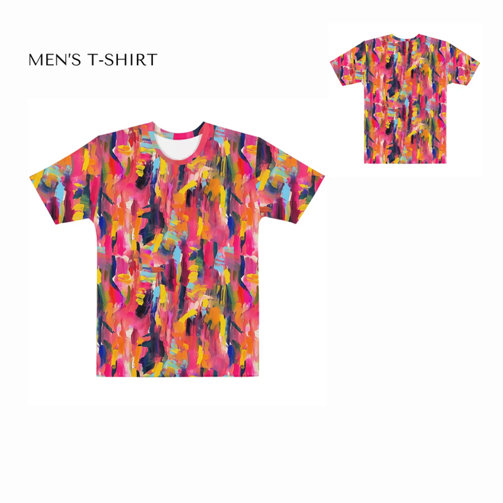 Custom-Modern-Digital-Abstract-all-over-print-mens-crew-neck-t-shirt-front-and-back-artfulane