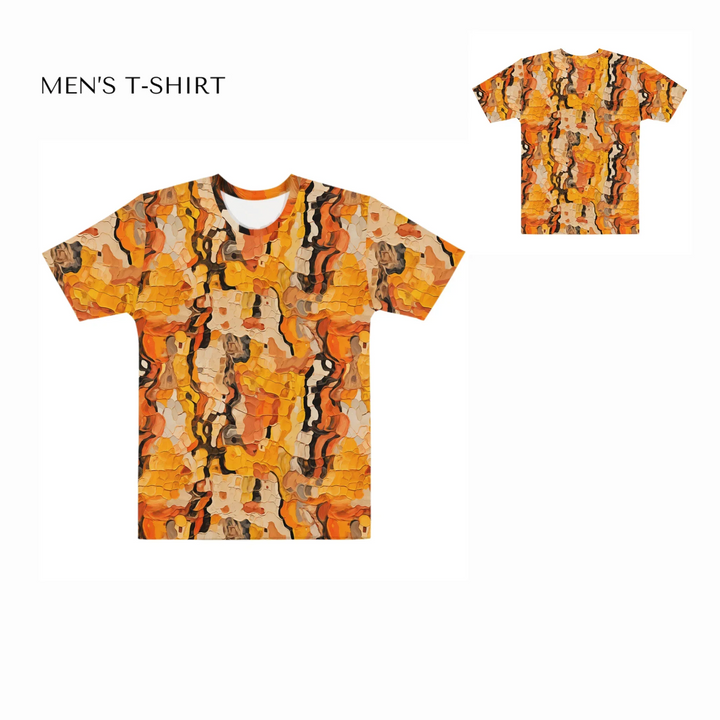 Custom-Expressionist-abstract-all-over-print-mens-crew-neck-t-shirt-front-and-back-artfulane