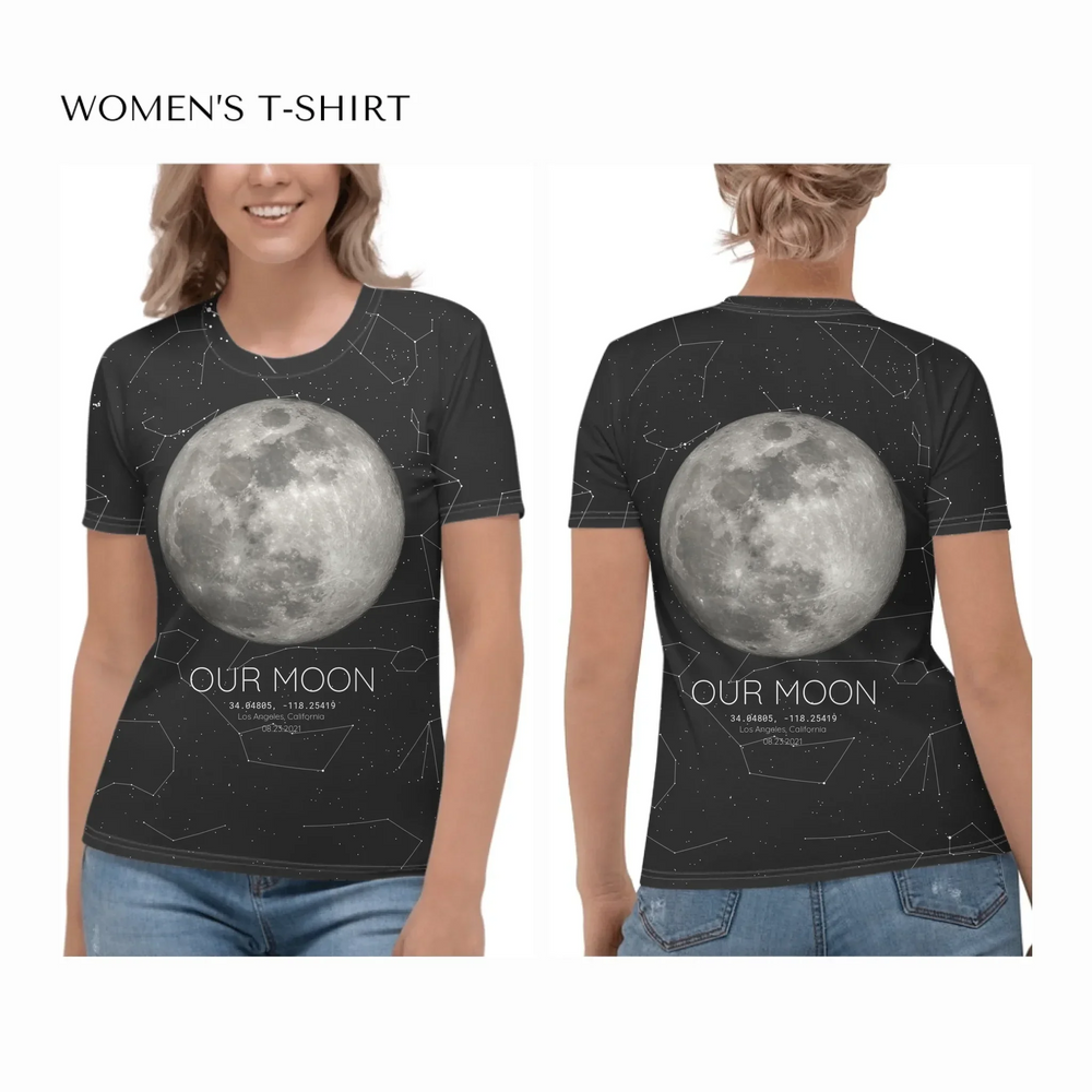 all-over-print-womens-crew-neck-t-shirt-on model-front-and-back-artfulane