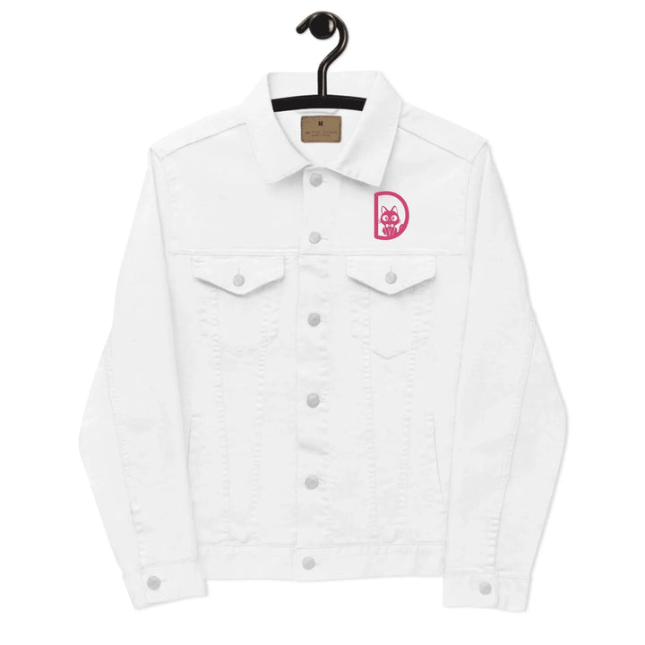 Custom Embroidered Love Cat Initial Jacket - ART-JKT257