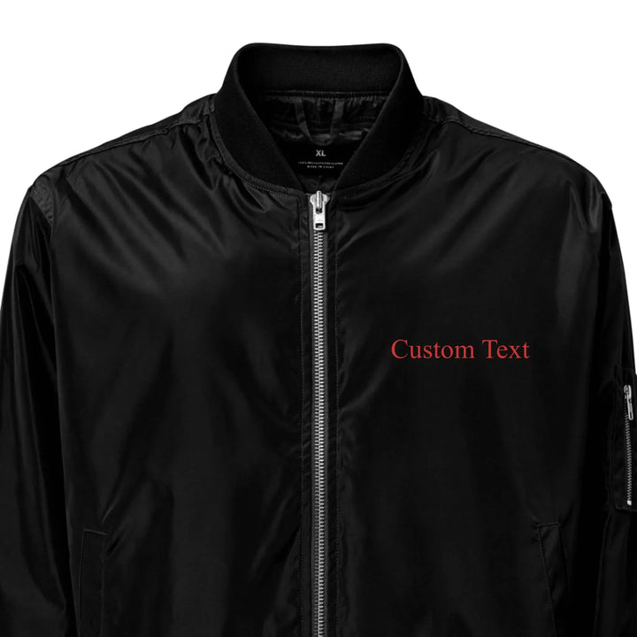 Custom Embroidered Text Jacket - ART-JKT254