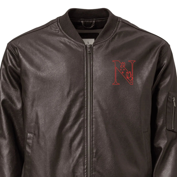 Custom Embroidered Butterfly Initial Jacket - ART-JKT259