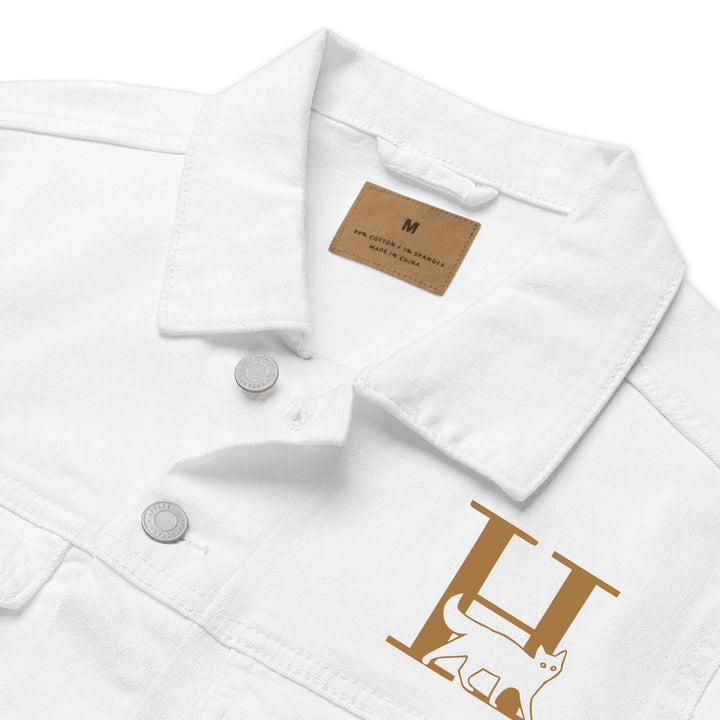 Custom Embroidered Cat Initial Jacket - ART-JKT262