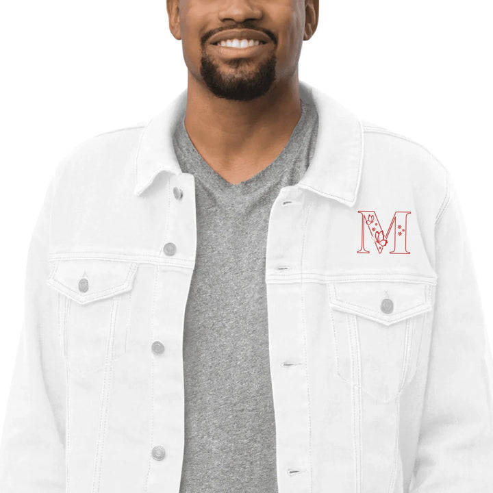 Custom Embroidered Butterfly Initial Jacket - ART-JKT259