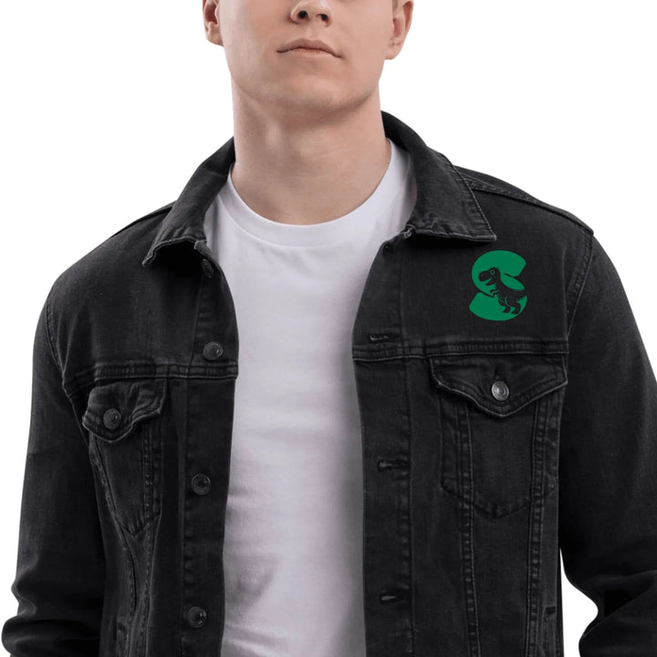 Custom Embroidered Dinosaur Initial Jacket - ART-JKT260