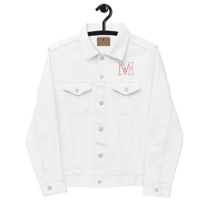 Custom Embroidered Butterfly Initial Jacket - ART-JKT259