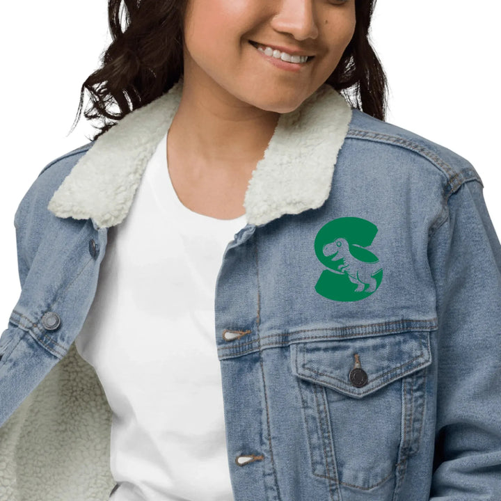 Custom Embroidered Dinosaur Initial Jacket - ART-JKT260