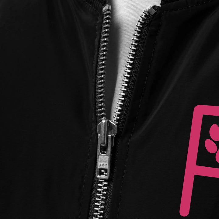 Custom Embroidered Love Cat Initial Jacket - ART-JKT257