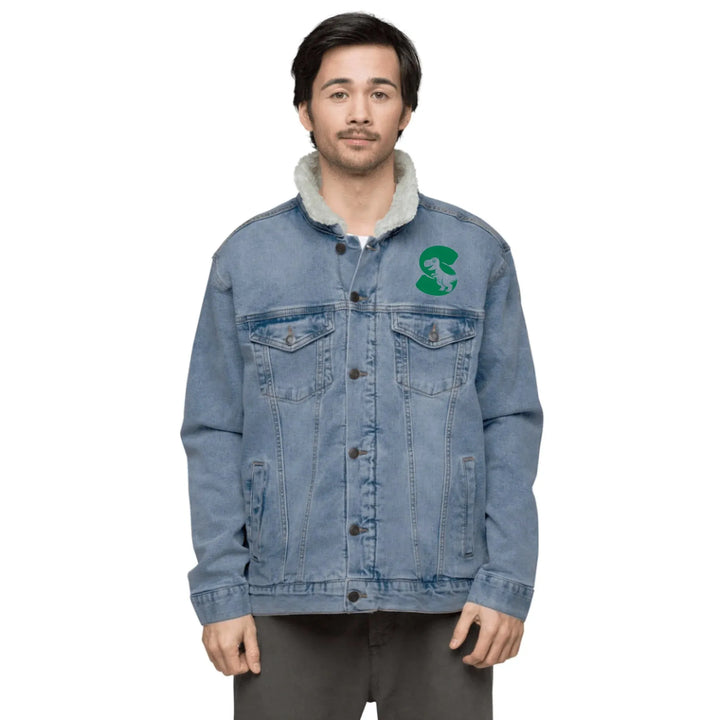 Custom Embroidered Dinosaur Initial Jacket - ART-JKT260