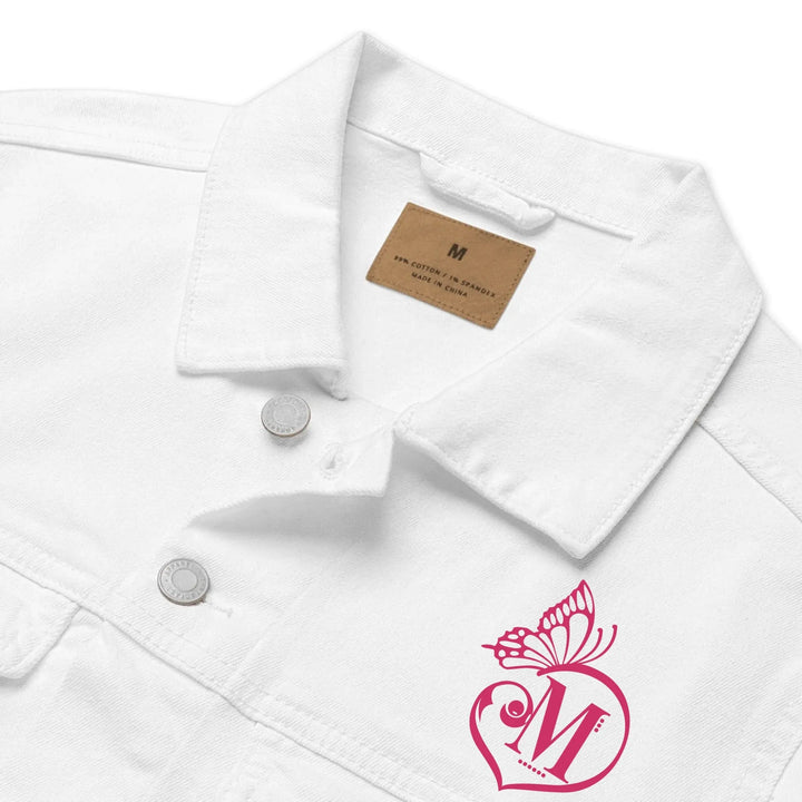 Custom Embroidered Butterfly Love Initial Jacket - ART-JKT264