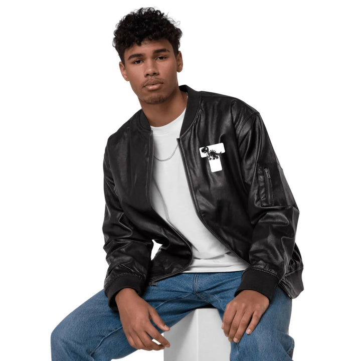 Custom Embroidered Dinosaur Initial Jacket - ART-JKT260