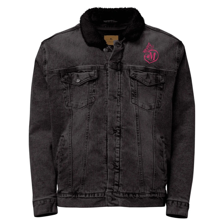 Custom Embroidered Butterfly Love Initial Jacket - ART-JKT264