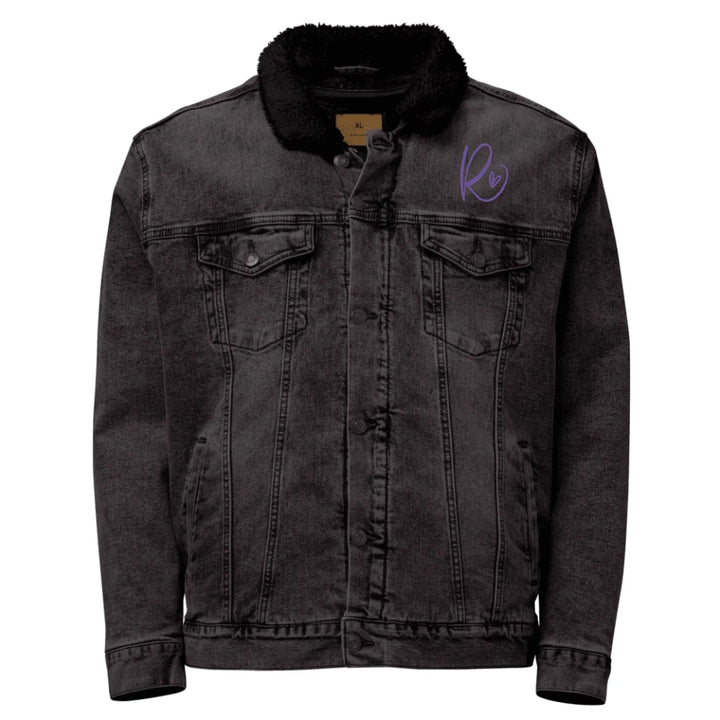 Custom Embroidered Curly Initial Jacket - ART-JKT267