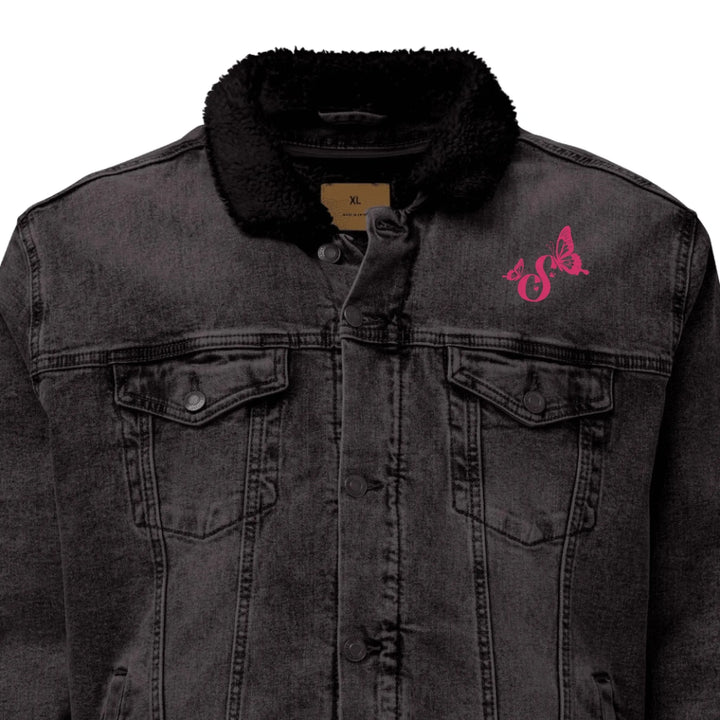 Custom Embroidered Delightful Butterflies Initial Jacket - ART-JKT270