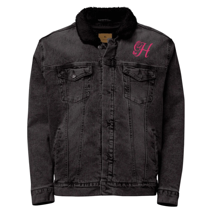 Custom Embroidered Rose Bloom Initial Jacket - ART-JKT272