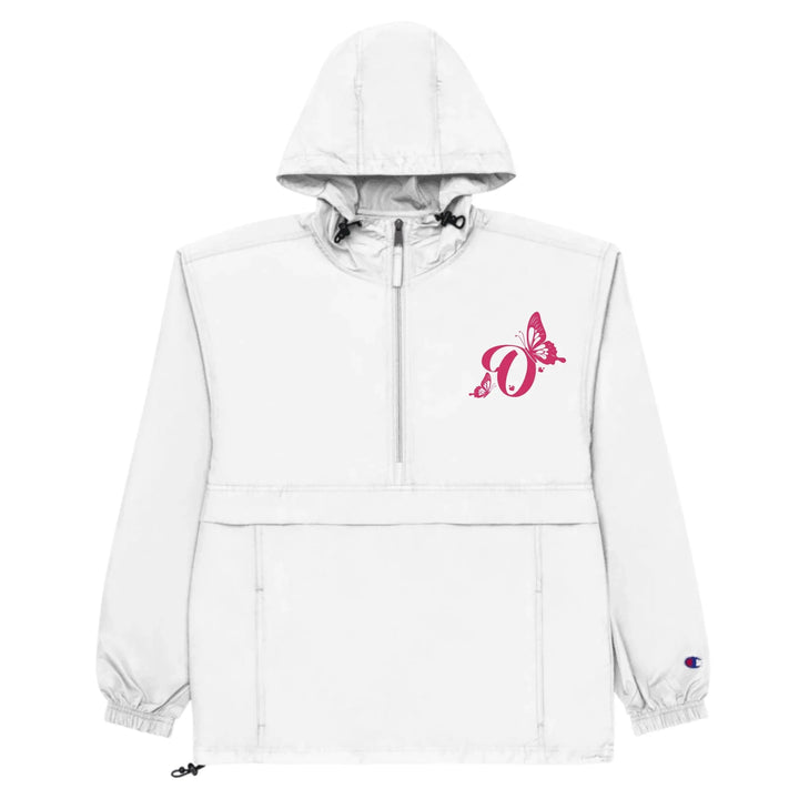 Custom Embroidered Delightful Butterflies Initial Jacket - ART-JKT270