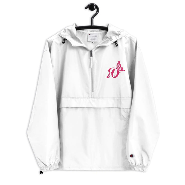 Custom Embroidered Delightful Butterflies Initial Jacket - ART-JKT270