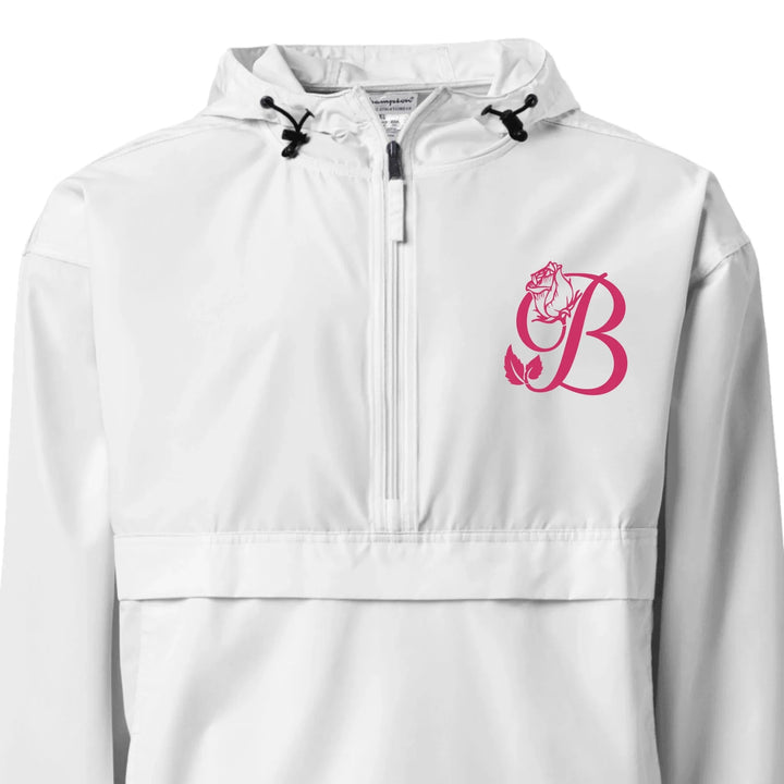 Custom Embroidered Rose Bloom Initial Jacket - ART-JKT272