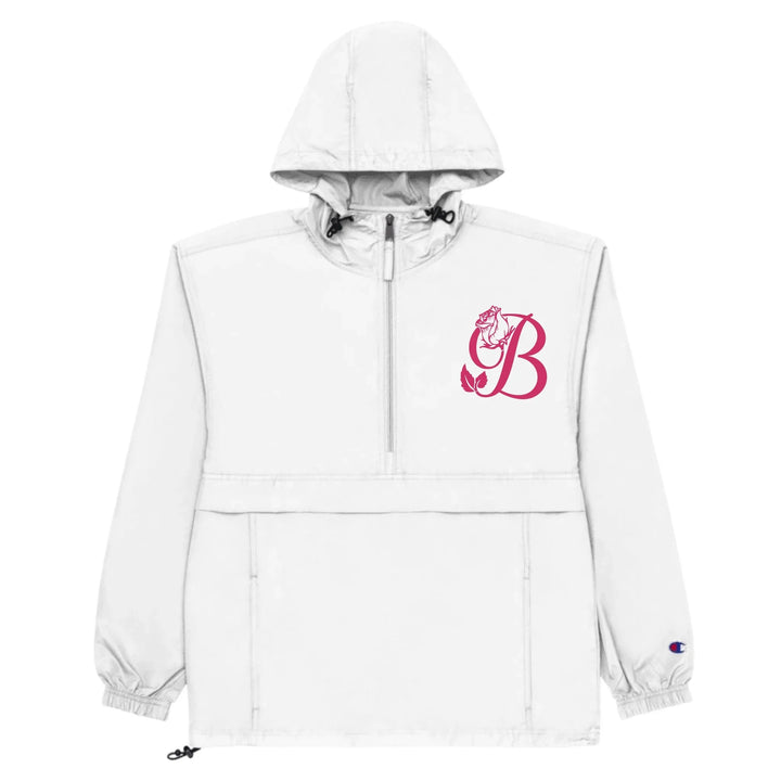 Custom Embroidered Rose Bloom Initial Jacket - ART-JKT272