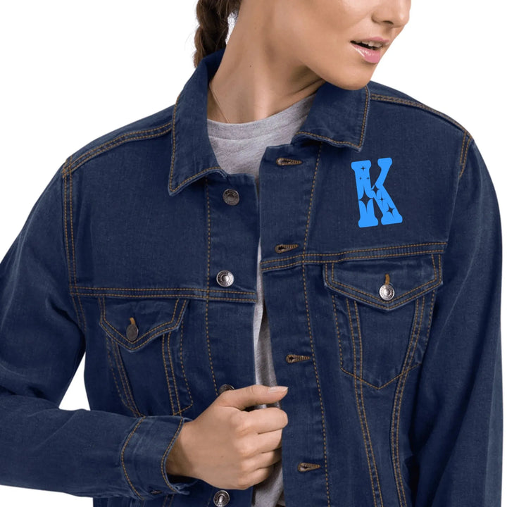 Custom Embroidered Magic Star Initial Jacket - ART-JKT279