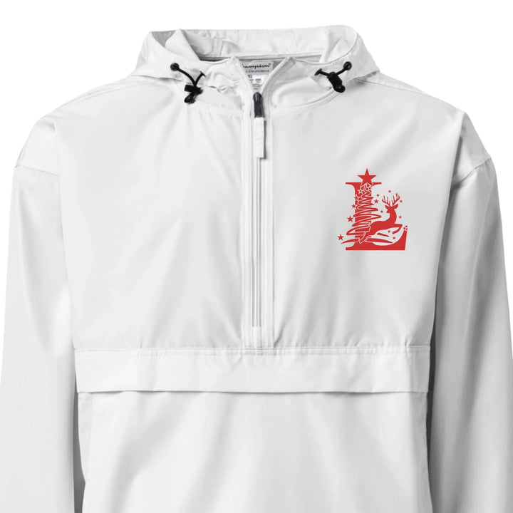 Custom Embroidered Reindeer Christmas Initial Jacket - ART-JKT273