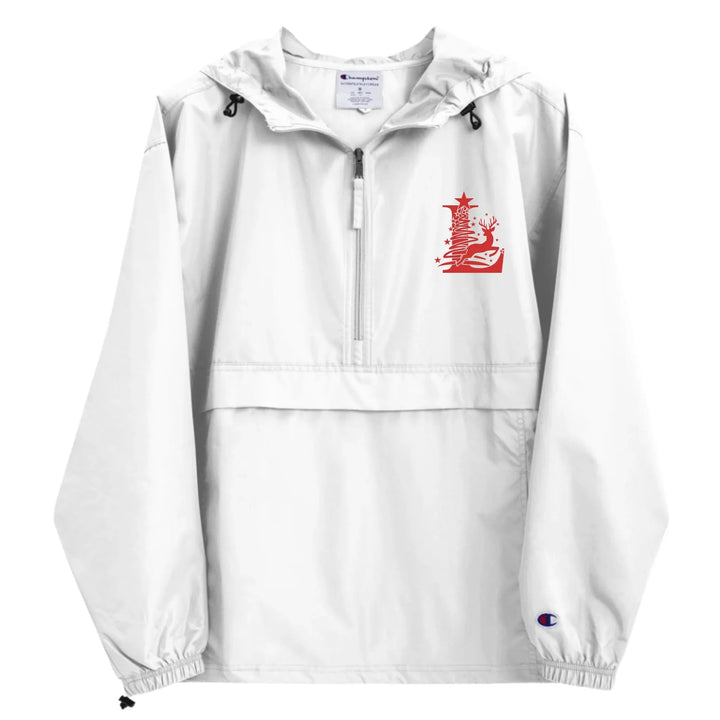 Custom Embroidered Reindeer Christmas Initial Jacket - ART-JKT273