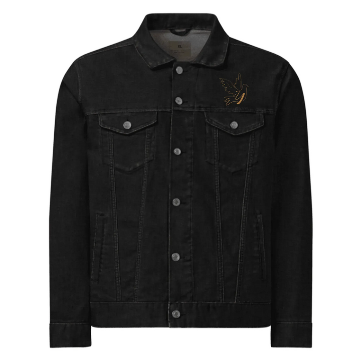 Custom Embroidered Dove Initial Jacket - ART-JKT284