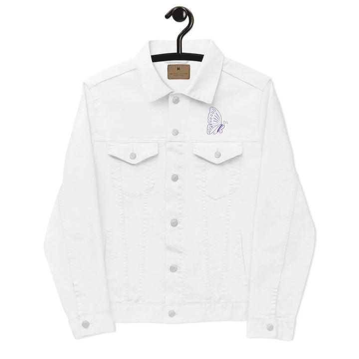 Custom Embroidered Butterfly Initial Jacket - ART-JKT283