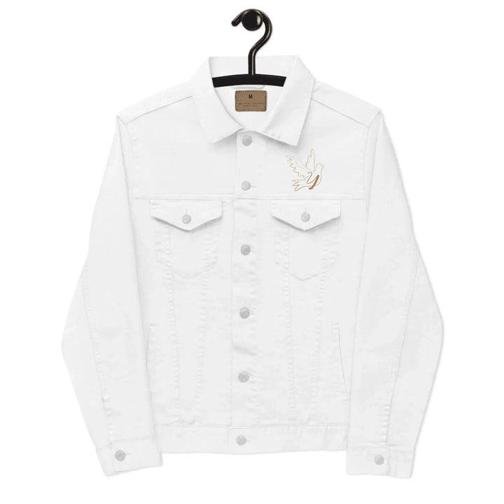 Custom Embroidered Dove Initial Jacket - ART-JKT284
