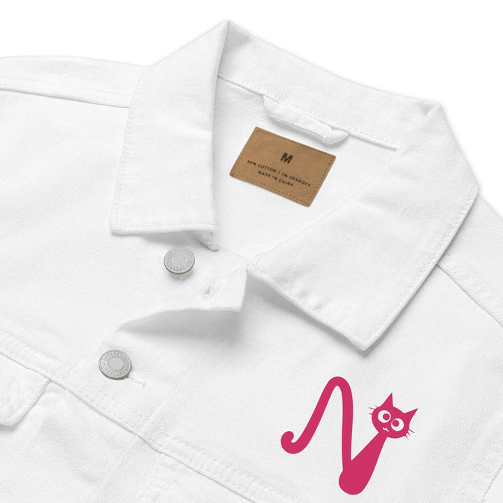 Custom Embroidered Cat Initial Jacket - ART-JKT285