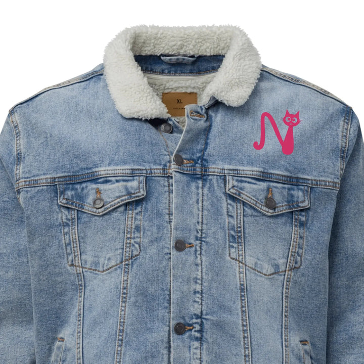 Custom Embroidered Cat Initial Jacket - ART-JKT285
