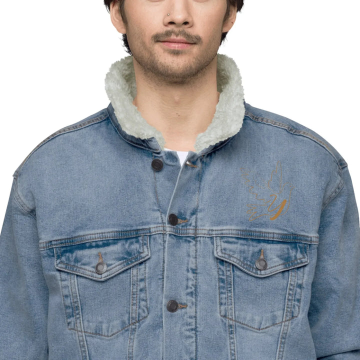 Custom Embroidered Dove Initial Jacket - ART-JKT284