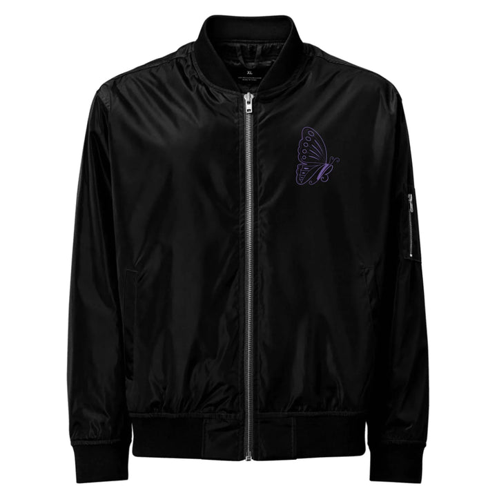 Custom Embroidered Butterfly Initial Jacket - ART-JKT283