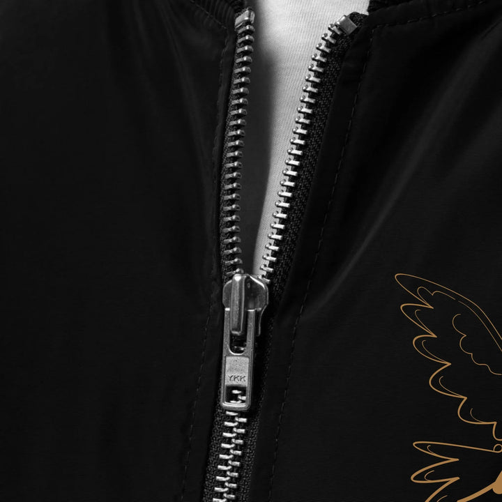 Custom Embroidered Dove Initial Jacket - ART-JKT284