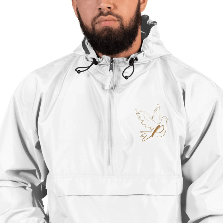 Custom Embroidered Dove Initial Jacket - ART-JKT284